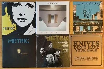 Metric Emily Haines 6 New Sealed Vinyl LP Fantasies Synthetica Old World Grow Up • $249