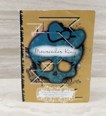 Monster High Boo York Gala Ghoulfriends Mouscedes King Journal Diary Booklet • $4.99