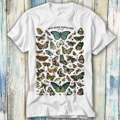 £7.15 • Buy Butterfly Nos Bons Pappilons Encyclopedie T Shirt Meme Gift Top Tee Unisex 421