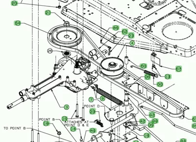 Fits Bolens Ride On Mower Bl125/76t 75404038 Transmission Belt No 52 • $29.30