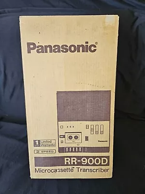 Vintage Panasonic RR-900D Micro-Cassette Transcriber Recorder NEW OLD STOCK!!@@ • $99