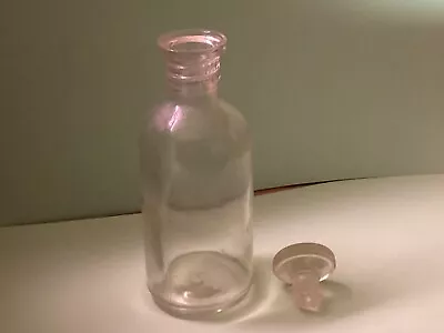 Vintage Medicine Bottle With Screw In Cork • $24