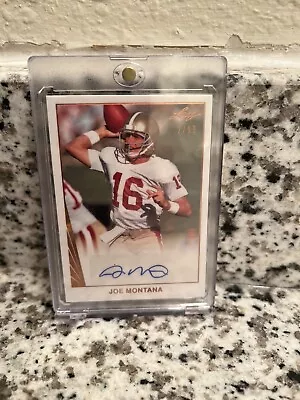 2021-22 Leaf Memories Joe Montana Auto /99 • $40