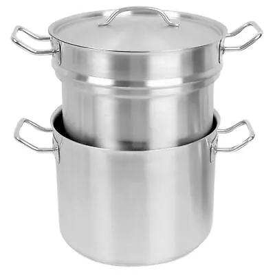 12 Quart 18/8 Stainless Steel Double Boiler (3 Pcs Set) Comes In Each • $148.34
