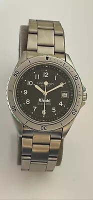 Vintage HAMILTON Khaki Sub 660 Ft Watch Water Resistant 9745 Lancaster PA Diver • $268.98