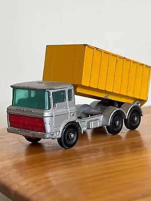 Matchbox Lesney Tipper Container Truck No.47 Yellow Made In England • £0.99