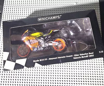 1:12 Motorcycle Pauls Model Minichamps Import Honda Repsol RC211V Rossi MotoGP • $199