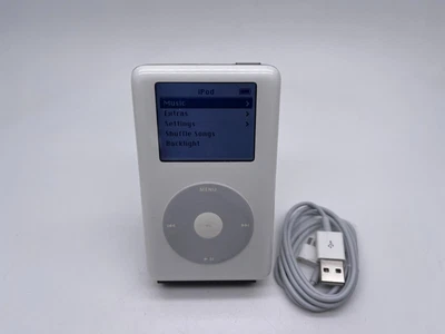 £71.99 • Buy Apple IPod Classic 4th Generation White (20GB) A1059 FREE SHIPPING