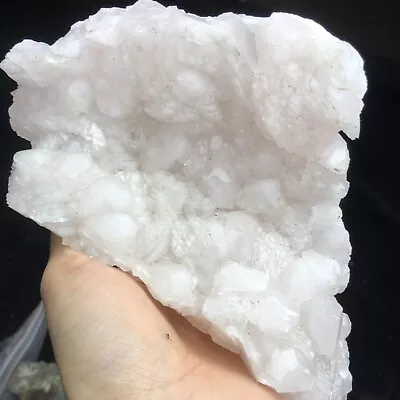 586g Beautiful Pink Fluorescent Mercedes Calcite Crystal Cluster MineralSpecimen • $0.01