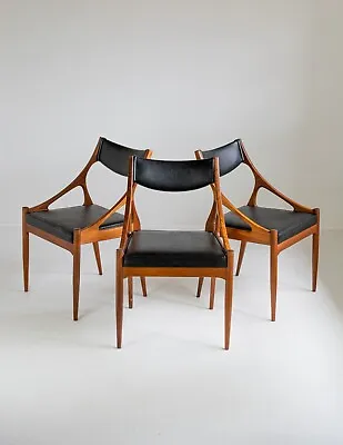 Rare 1960's Teak Dining Chairs McIntosh Of Kirkcaldy. Set Of 3 • £1500