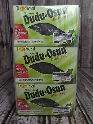 $17.99 • Buy 6x Tropical Naturals Dudu Osun African Black Soap 5.3oz(150g) Free Shipping