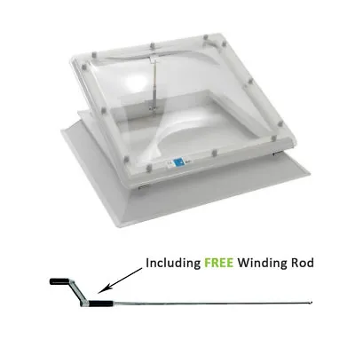 Roof Window Rooflight Skylight Flat Roof Coxdome Double Glazed Man. Opening+Kerb • £396