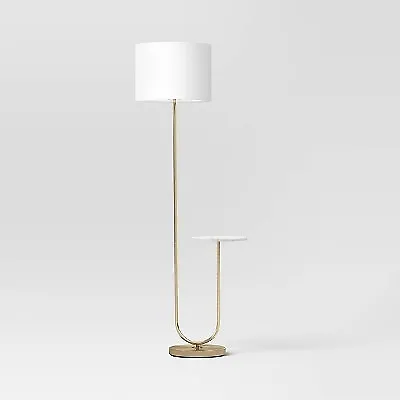 Floor Lamp With Marble Table - Threshold • $57.99