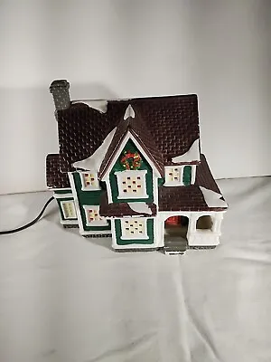 Xmas House Porcelain Lighted • $15