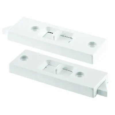 Vertical Hung Sliding Window Lock Vinyl Tilt Latch Molded Plastic White 1-Pack • $10.78