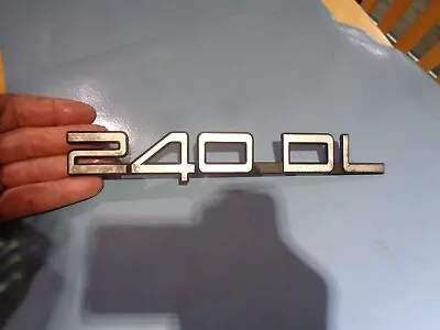 Volvo 240DL 240 242 244 245 DL Trunk Deck Lid Emblem Factory OEM • $10