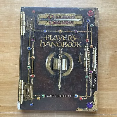 3e 3rd Edition Player's Handbook Tsr Wotc Dungeons Dragons Spine Detaching • $16.99
