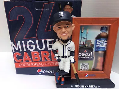 Miguel Cabrera 2019 Detroit Tigers Picture Frame Bobblehead SGA • $49.99