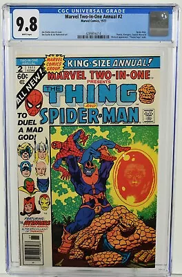 Marvel Two-In-One Annual #2 CGC 9.8 (1977) Thanos Saga Ends Marvel Comics • $494.95