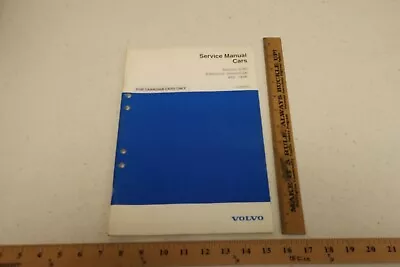 Volvo Service Manual Cars Section 3 36 Electronic Immobilizer Canadian 850 (800) • $11.10