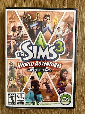 Sims 3: World Adventures (Windows/Mac 2009) Sealed W/ Y-folds • $5.99