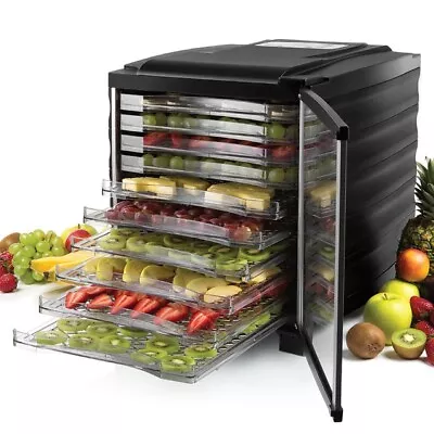 Food Dehydrator Fruit Dryer Jerky Maker With 10 Trays • $259