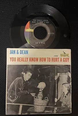 Jan & Dean - You Really Know How To Hurt A Guy - U.s. Liberty P/s 7” (55792) • £25