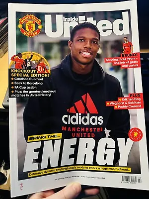 Inside United March 2023 Issue 368 Official Manchester United Magazine Rrp £4.95 • £4