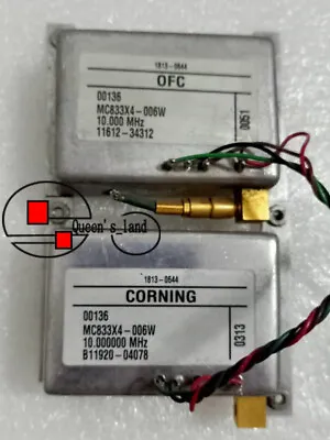 1× OFC Or CORNING MC833X4-006W 10MHz 12V RF Microwave Crystal Oscillator • $40