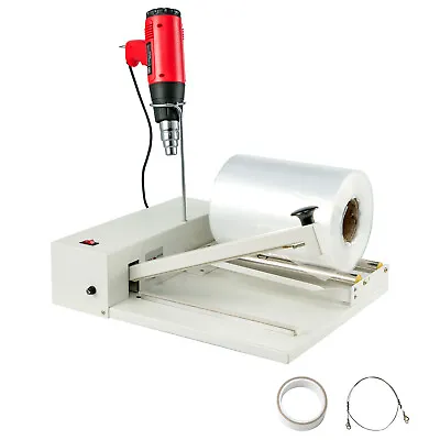 VEVOR 12  Shrink Wrap Machine I-Bar Sealing Wrapping W/ Heat Gun • $135.84