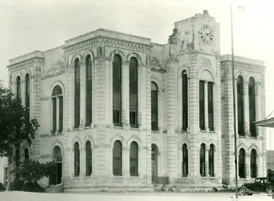 RPPC  Bosque County Court House Meridan Texas TX  Unused Postcard • $26.05