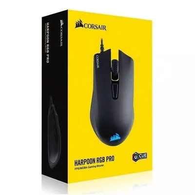 Corsair Harpoon RGB Optical Gaming Mouse CH-9301011-AP Black Genuine - Brand New • $39.99