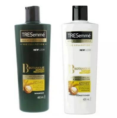 Tresemme Botanique Damage Recovery Shampoo & Conditioner 400ml Macadamia Oil • £8.15