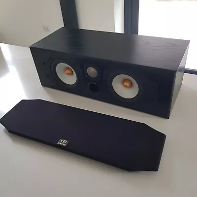 Monitor Audio SILVER Centre Speaker In Black Oak. Naim Bi-wire Jumper. Excellent • £150