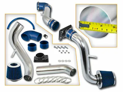 BCP BLUE 00-05 Mitsubishi Eclipse 2.4/3.0L Cold Air Intake Inductio Kit + Filter • $53.99