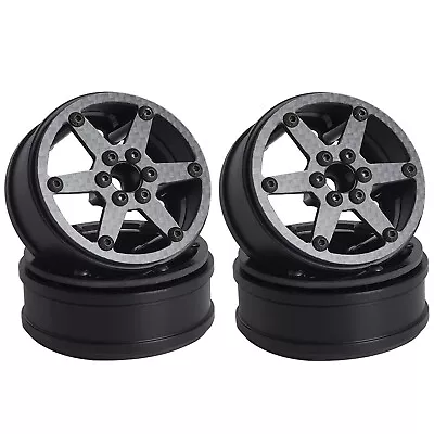 2.2 Inch Carbon Fiber Wheels W/ 12mm Hex Hub For RC Competition Crawler MOA R... • $93.89