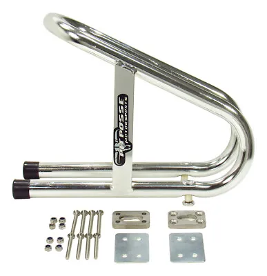 Pit Posse Motorcycle Universal Removable Wheel Chock Chrome Color 3 1/2  Wide • $39.95