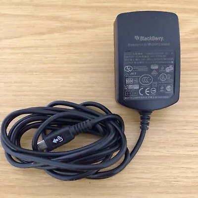 BlackBerry PSM05R-050CHW Black 5-V 0.5-A Mini USB Power Supply Main Wall Charger • £3.50