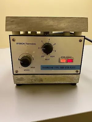 Thermolyne Type 1000 Stir/Heat Plate Magnetic Hotplate Stirrer-tested And Work • $60