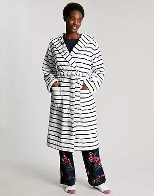 £19.95 • Buy Joules Womens Rita Dressing Gown - Nvycrmstrp - S-M