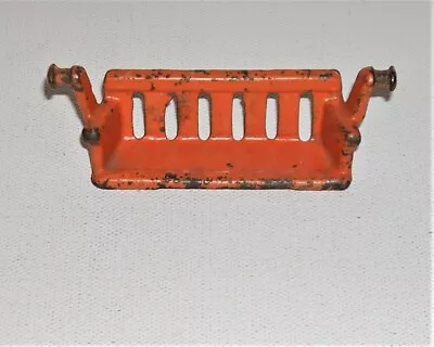 Antique Cast Iron Dollhouse Orange Swinging Bench Porch Swing Part Only • $4.99