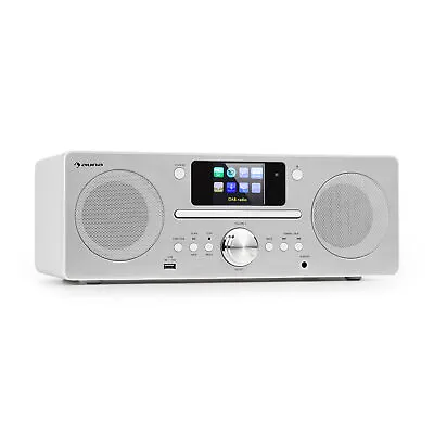 Internet Radio Bluetooth CD Player DAB+ Portable FM Tuner Spotify Connect White  • £214.99