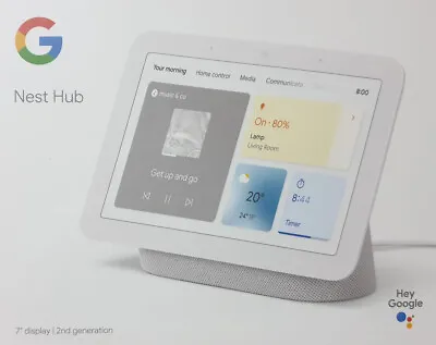 $109 • Buy Google Home Nest Hub Smart Speaker Hub (Chalk)