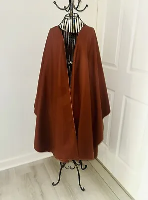 Vintage Madrid Spain Casa Sesena Wool  Cape Coat One Size • $250