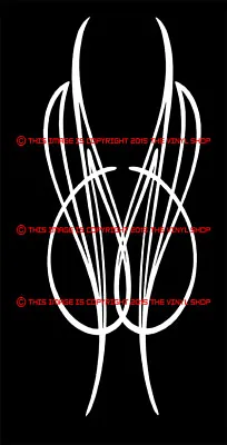 Horns VINTAGE Pinstripe StripeKitDrag RaceHand Lettered Decals.Badass 9in • $3.99
