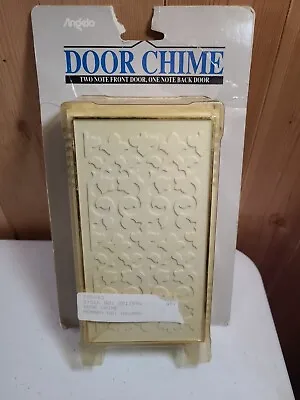 Vintage Angelo MCM DOOR CHIME Two Note Front One Note Back Door NOS NEW  • $49.99