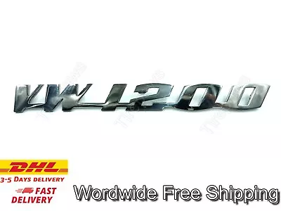 Decklid Script Emblem Vw 1200 Stainless Steel Fits Vw Type1 Bug 40hp 1960-1965 • $49.95