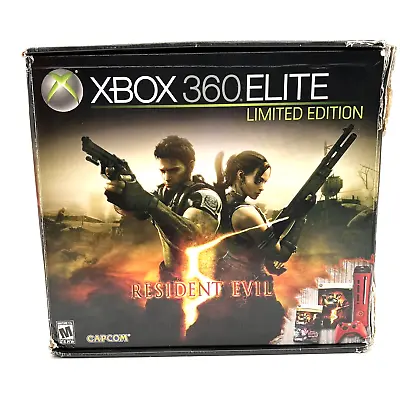 $386.96 • Buy Xbox 360 Elite Resident Evil 5 Limited Edition Red Console Bundle (Tested) 120GB