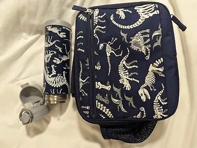 Pottery Barn Kids Dino Bones Lunchbox Matching Thermos • $9