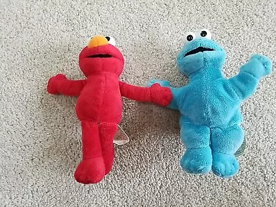 Gund Plush Sesame Street Sesame Street Finger Puppets Elmo Cookie Monster 6 Inch • $7